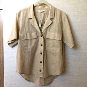NWT - Madewell Linen Shirt